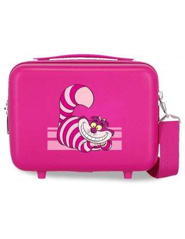 2111941 ADAPT. ABS VANITY CASE GATO RISÓN FUCHSIA